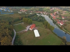 Aluminium une grande tente de partie de cadre de forme pour l'événement extérieur de banquet avec des parois latérales