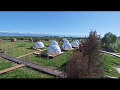 Hôtel imperméable géodésique Glamping Dome Tentes Maison avec prix d'usine À vendre