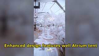Projet de tente d'atrium en aluminium à installation rapide au Royaume-Uni