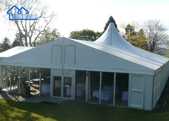 acheter Tente de mariage Four Seasons Tente de mariage fenêtres Matériau en aluminium Un cadre Événement Canopy Structure Design fabrication en ligne