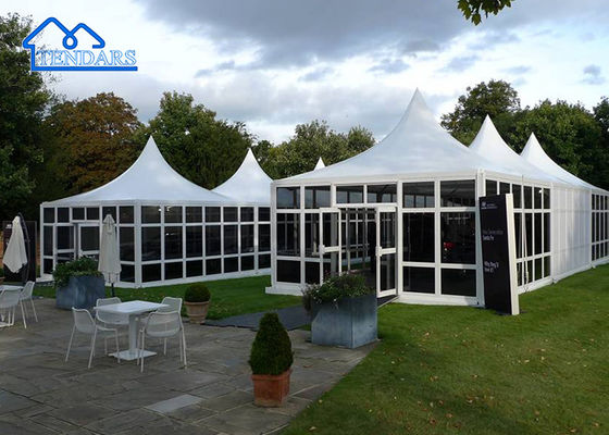 acheter Résistant à l'eau, résistant aux UV, ignifuge haut sommet Marquee Pagoda Tente allumée pour la fête mariage événement fabrication en ligne