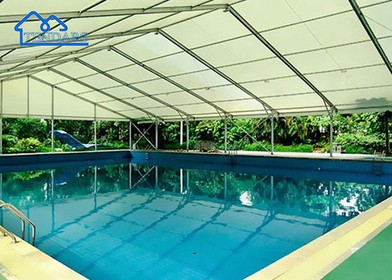 acheter Colonne libre 25x40m Salle de sport Tente en acier galvanisé toutes conditions météorologiques coque pour l'installation multi-sports fabrication en ligne