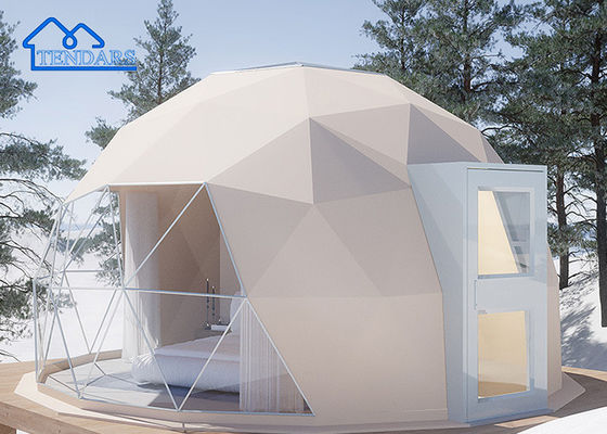 acheter Tissu imperméable de cadre en acier galvanisé par tente d'hôtel de Glamping de diamètre de 8m de quatre saisons pour des retraites de plage fabrication en ligne