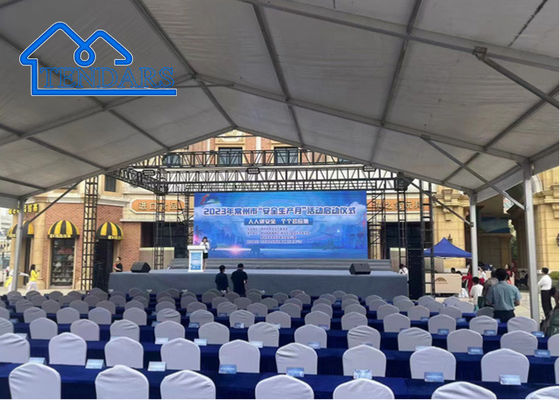 acheter Tentes d'événement de luxe de cadre en aluminium de mur de tissu de PVC autonettoyant pour l'événement commercial de location de chapiteau de festival de cérémonie fabrication en ligne