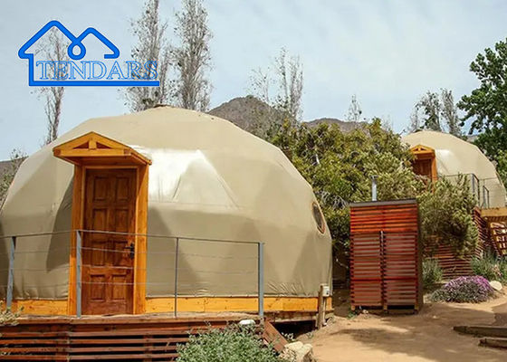 acheter 8m de diamètre igloo dôme géodésique structure en acier tente de camping dôme rond tente de glamping pour le salon online manufacture