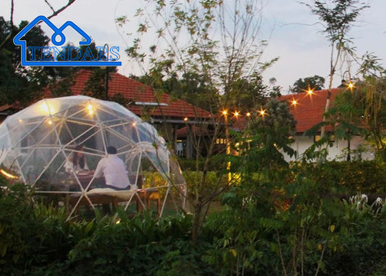 acheter Et commerciaux gonflable jardin extérieur acrylique claire tente dôme extérieur structure commerciale fabrication en ligne