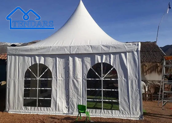 acheter Tente de pagode de jardin de 5x5 mètres, Tente de pagode en PVC en aluminium pour une fête de mariage en plein air fabrication en ligne