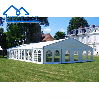 acheter Élégante tente de fête blanche galvanisée cadre en tissu PVC structure de canopée pour les réunions de vacances fabrication en ligne
