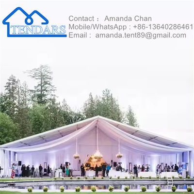 acheter Cuctom Rproof Fireproof Résistant au vent Canopy Marquee Événement Fête Tente de mariage Événement Marquee Tente fabrication en ligne