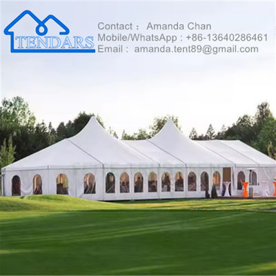 acheter Fort Grand Blanc Ou Transparent Ou Fabrication sur mesure Blanc Marquage Défilé de mariage Tente d'événement Tente de marquage fabrication en ligne