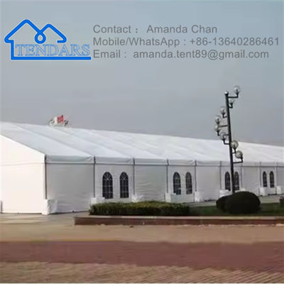 acheter Résistance aux UV, Rétracteur de flamme Aluminium extérieur Tente d'entrepôt en PVC Tente industrielle de stockage online manufacture
