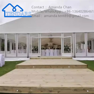 acheter Facile à installer Tente étanche pour mariage en aluminium en PVC blanc online manufacture