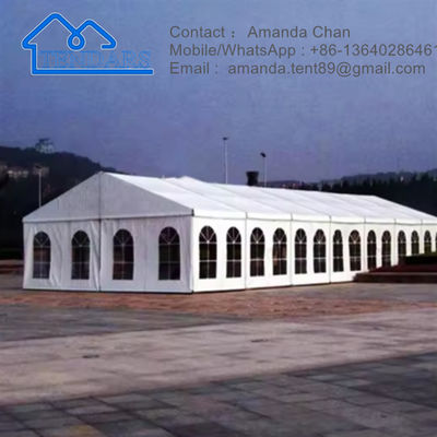 acheter Fête en plein air grande fête de mariage église tente de fête avec fenêtre PVC transparente online manufacture