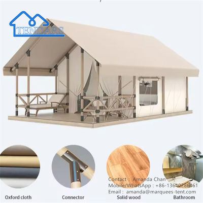 acheter 900D Tente de camping unique étanche au vent Tente de camping Safari extérieur Hôtel de luxe Tente de toile online manufacture