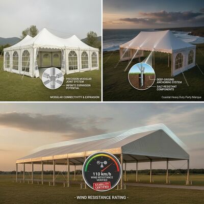 acheter Pagoda-style Fête de fête Marquise Tentes A-cadre imperméable à l'eau haut-peak structure de la canopée du jardin de bière fabrication en ligne