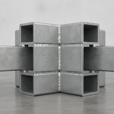 acheter Connecteur soudé de tente de chapiteau de partie de conformité d'acier de construction d'EN 1090 marquage CE Structure d'auvent de code de construction européen fabrication en ligne