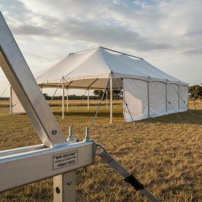 acheter Chargement lourd cadre en aluminium Fête Marquee Tente Construction résistante au vent Événements australiens en plein air 100kmh fabrication en ligne