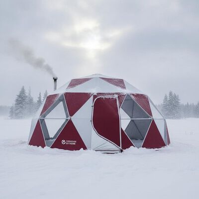 acheter Tente de soirée isolée hivernale extrême canadienne, résistante au froid, triple couche pour événements en plein air au Canada fabrication en ligne