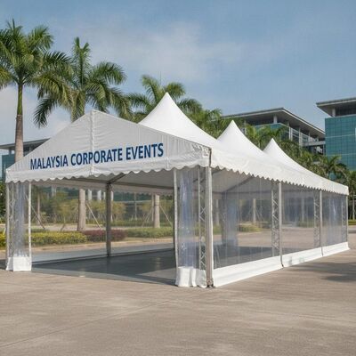 acheter Cadre en aluminium imperméable d'auvent de PVC de tente de chapiteau de partie de la meilleure qualité pour des événements d'expositions d'entreprise de la Malaisie fabrication en ligne