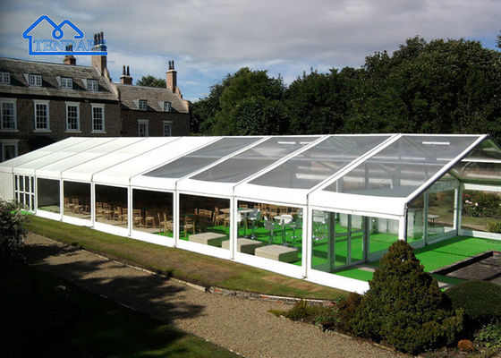 4x4m Carré PVC imperméable à l'eau Couverture de fête Marquee Tente cadre en alliage d'aluminium Ancres lourdes pour les célébrations sur pelouse
