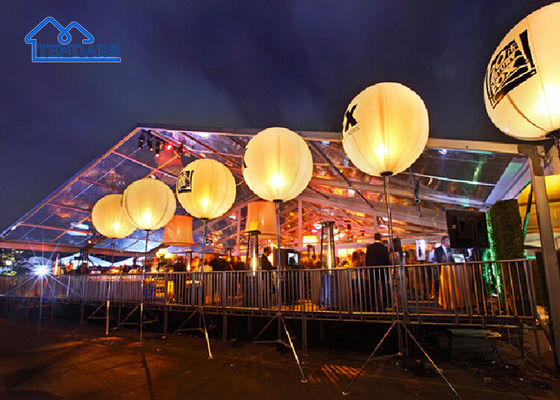 Événements en plein air Fêtes Marquise Tentes Résistant au feu PVC Murs Structure de canopée personnalisée