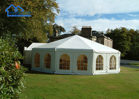 Conception octogonale de structure d'auvent d'événement d'entrepôt de festival de célébration de tente de chapiteau de mariage
