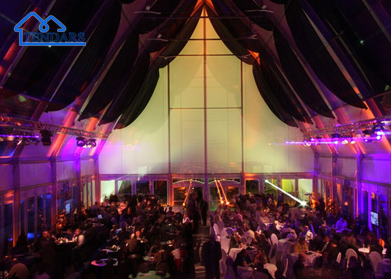 Tente d'exposition commerciale en aluminium résistant à l'eau pour les fêtes de mariage