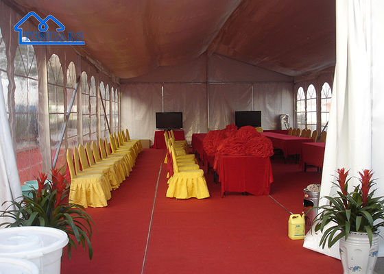 Structure extérieure de partie d'auvent d'événement de salon commercial de grande tente de mariage d'alliage d'aluminium