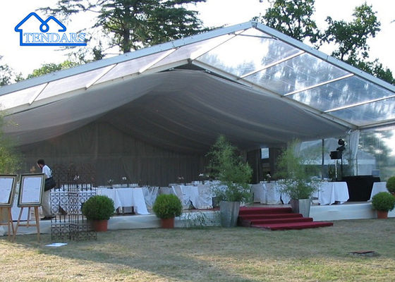 Tente résistante de chapiteau d'événement de tente de taille faite sur commande d'événements d'auvent de chapiteau résistant en aluminium extérieur de ressort