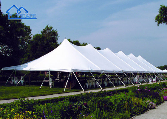 Tente de Festival en plein air, parois latérales, poteau de pointe élevée, tente de chapiteau d'événement en toile pour fête de mariage