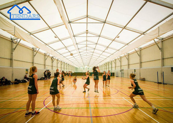 Tente de salle de sport de grande taille en alliage d'aluminium Tente de terrain de basket-ball Tente d'ombre extérieure