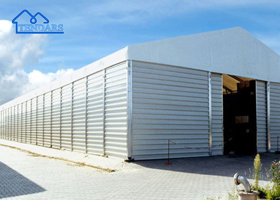 Tentes de stockage temporaire en PVC industriel en aluminium pour l'extérieur Production de tentes lourdes