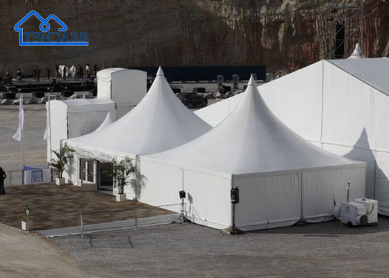 Tente de canopée ignifugée en aluminium pour événements extérieurs intérieurs Tente de pagode en PVC