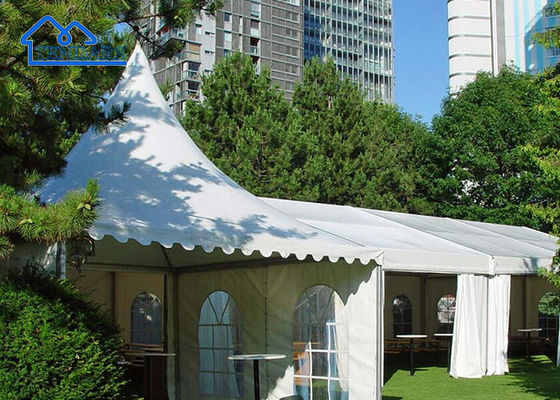 Tente de pagode en alliage d'aluminium imperméable à l'eau pour expositions et événements en plein air