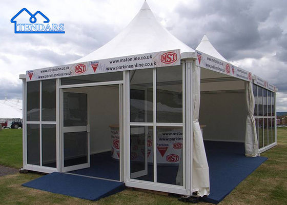 Résistant aux UV/à l'incendie/à l'eau personnalisé Nouveau cadre en PVC en aluminium Marquee Pagoda Canopy Tent À vendre
