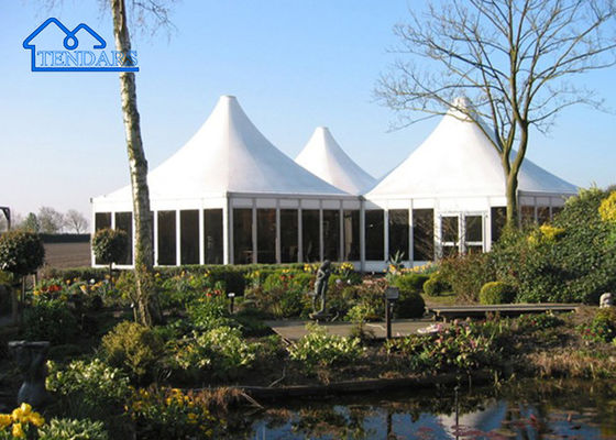 Tente de type pagode imperméable à l'eau pour les événements de vacances en plein air