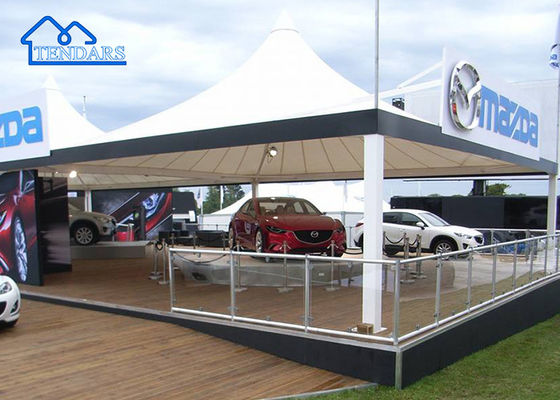 Tente de mariage en plein air en aluminium haut sommet tente de fête pour 100 personnes