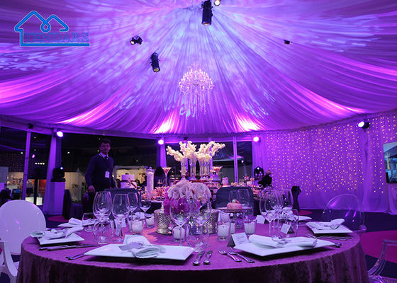 Couverture en PVC imperméable 4x6m Tente de pagode en aluminium cadre en alliage d'aluminium Design élégant pour les événements haut de gamme