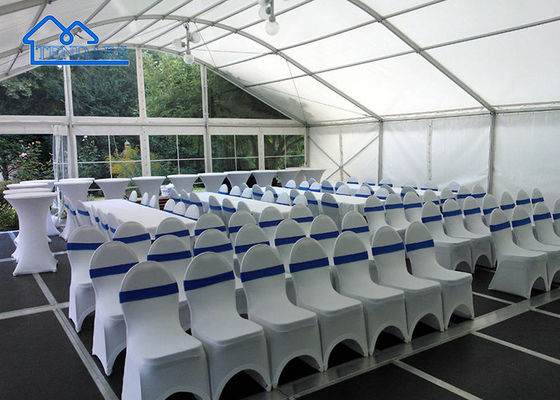 30x50m D'extérieur étanche au feu Pvc Couche courbe en aluminium Arcum Event Tente de fête Couverture pour 1200 personnes