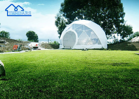 Luxe Tente à ciel ouvert Commercial Dome Hôtel Sphérique Avec Chambres à coucher Tente en PVC Dome