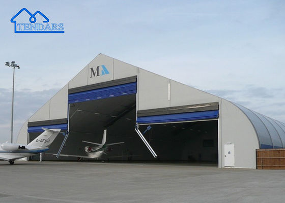Cadre en aluminium extérieur Structure solide Couverture en PVC industriel Tente courbe Entreposage, Fête de mariage, Aéroport,etc