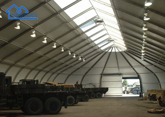 1000 Capacité grande tente de structure courbe claire pour salle de sport, hangar, événement de mariage, etc.