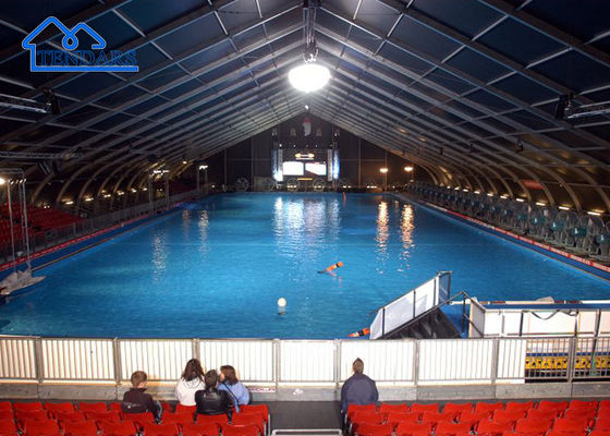 Tentes courbes extérieures Tentes d'événements de grande taille pour piscine Marquises côtières