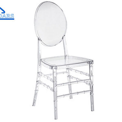 Hôtel Banquet Napoléon Mariage personnalisé Chaise Chiavari claire Pour les événements Accessoires de tente