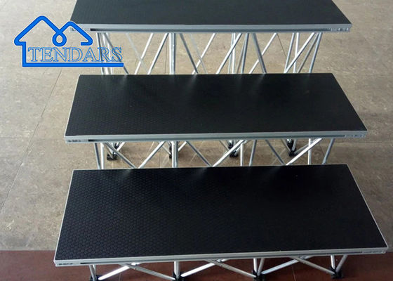 Plateforme de scène portable réglable en aluminium sur mesure