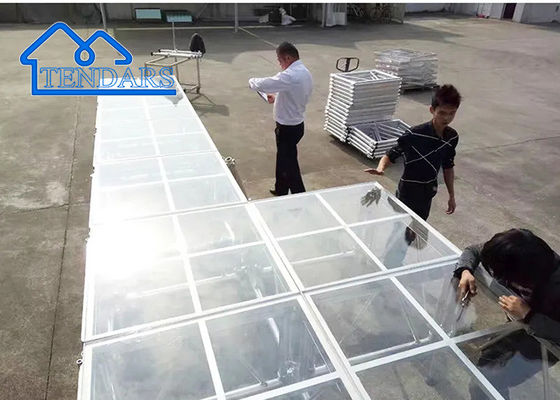 4x4ft et 4x8ft Plateforme Concert Acrylique Transparence Alliage d'aluminium 6082-T6 Scène Avec Truss