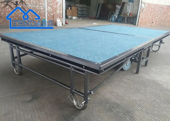 Équipement d'affichage Plateforme de scène en acier portable réglable en aluminium Scène en acier pliable pour événement en plein air