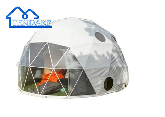 Conception de logo personnalisé Camping géodésique extérieur Vent mur Tente Glamping Dome