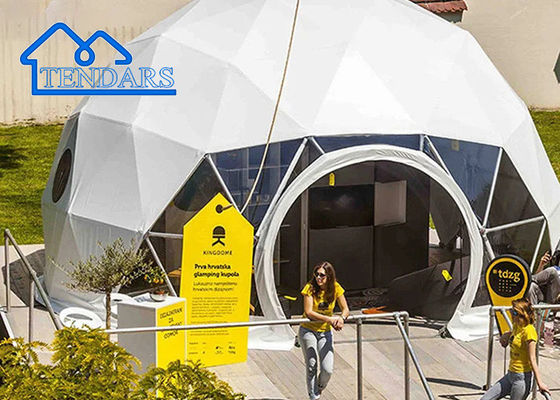 Tente de dôme commercial résistant aux UV pour restaurant