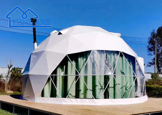 Éco-friendly Confortable équipements personnalisés Glamping Hôtel tente géodésique dôme À vendre